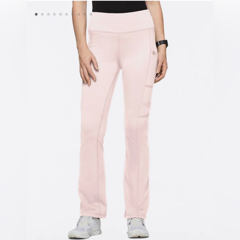 Jaanuu Yoga Bootcut Pink/Blush Scrub Pant